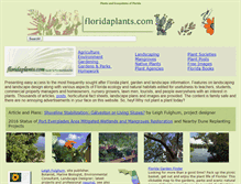 Tablet Screenshot of floridaplants.com